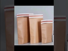 Отправитель 100% Biodegradable Kraft бумажный с нижним Gusset и бортовым Gusset