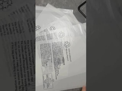 Трехсторонний запаянный пакет из кальки для упаковки