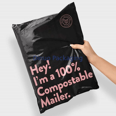 Отправитель уплотнения 100% собственной личности Compostable поли кладет Biodegradable грузя сумки в мешки для одежды