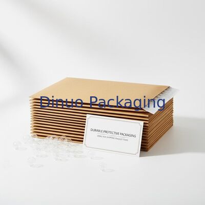 Самозапечатывающийся Kraft Poly Bubble Wrap Прочный защитный упаковочный материал Идеален для перевозки хрупких предметов и обеспечения безопасной доставки