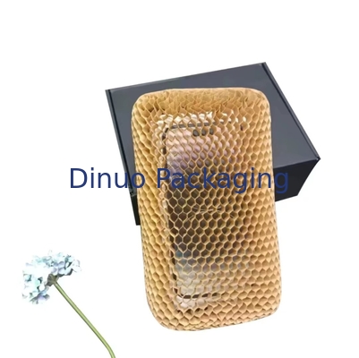 Degradable рукав сетки упаковочной бумаги сота для упаковки косметики стеклянной бутылки