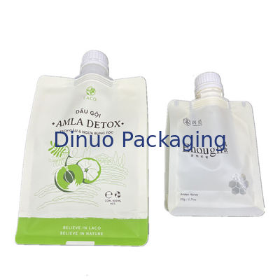 Многоразовые переработанные пакеты с носиком из жидкого пластика