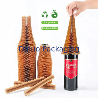 Recyclable изготовленный на заказ снабженный подкладкой рукав упаковки Kraft обруча сота бумажный бумажный