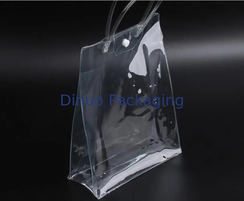 Подгонянные сумки ясности PVC размера упаковывая с OEM клейкой ленты/ODM с крюком