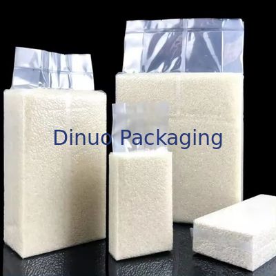 Прозрачный вакуумный мешок с различными зернистыми отпечатками