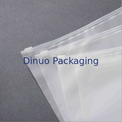 Прозрачный матовый пластиковый пакет на молнии из CPE PE с перерабатываемыми и пылезащитными свойствами