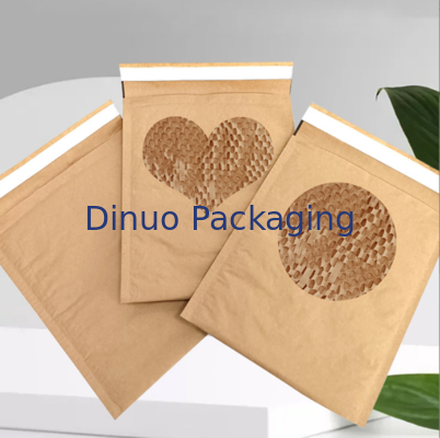 Настраиваемый устойчивый к ударам медовой бумажный конверт экологически чистый бумажный пакет для почтовой рассылки