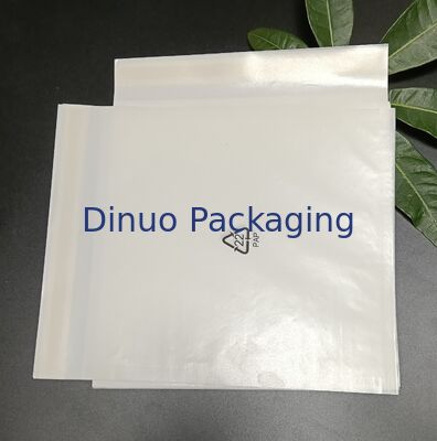 Three-Side Seal White Glassine Paper Bags With Recyclable Logo Eco-Friendly Food-Grade Packaging For Dry Foods And Crafts