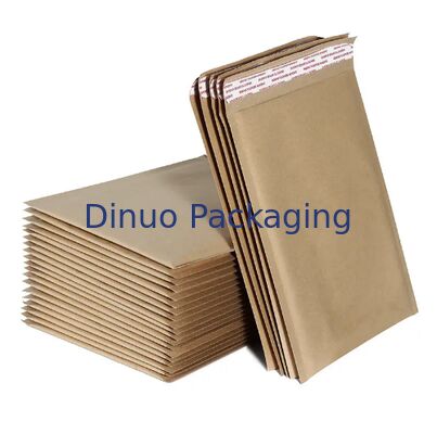 Biodegradable Kraft Mailing Bag Padded Mailer Wrap Bubble Envelope Compostable Waterproof Logistic Packaging Bag