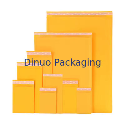 Экспресс Kraft Bubble Mailers Различные размеры Настраиваемый логотип Прочные упакованные конверты для безопасной упаковки и доставки